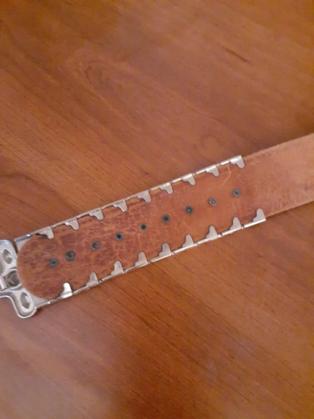 Vintage French Concho Panel Belt